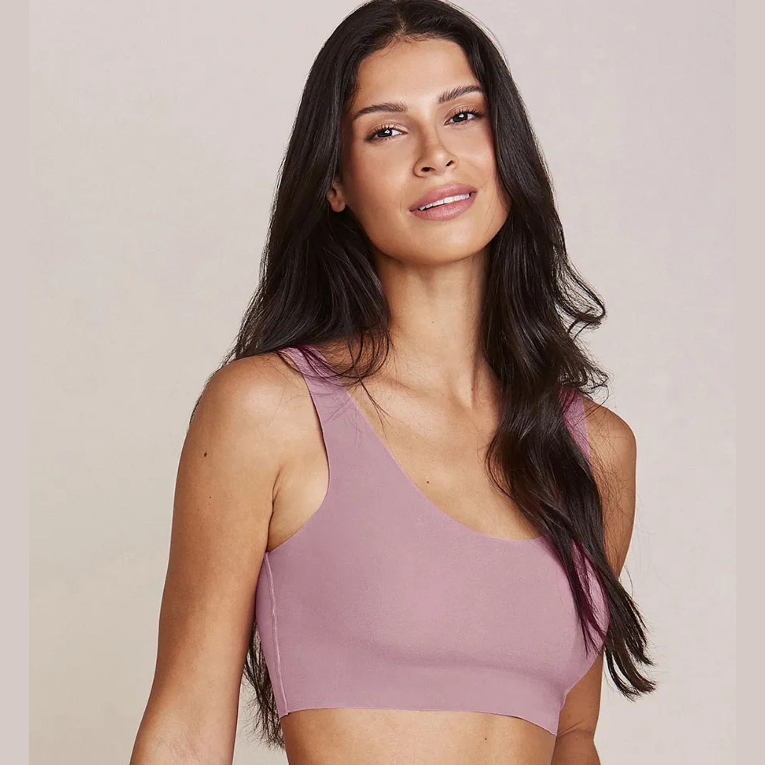 SUTIÃ TOP INVISÍVEL COM BOJO EM MICROFIBRA