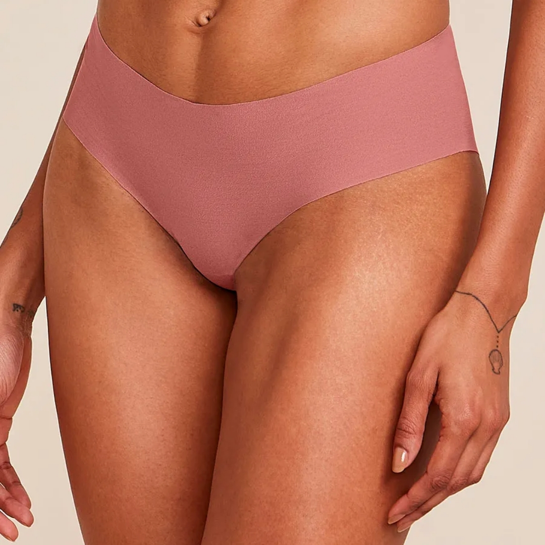 CALCINHA TANGA BRASILEIRA EM MICROFIBRA NUDE