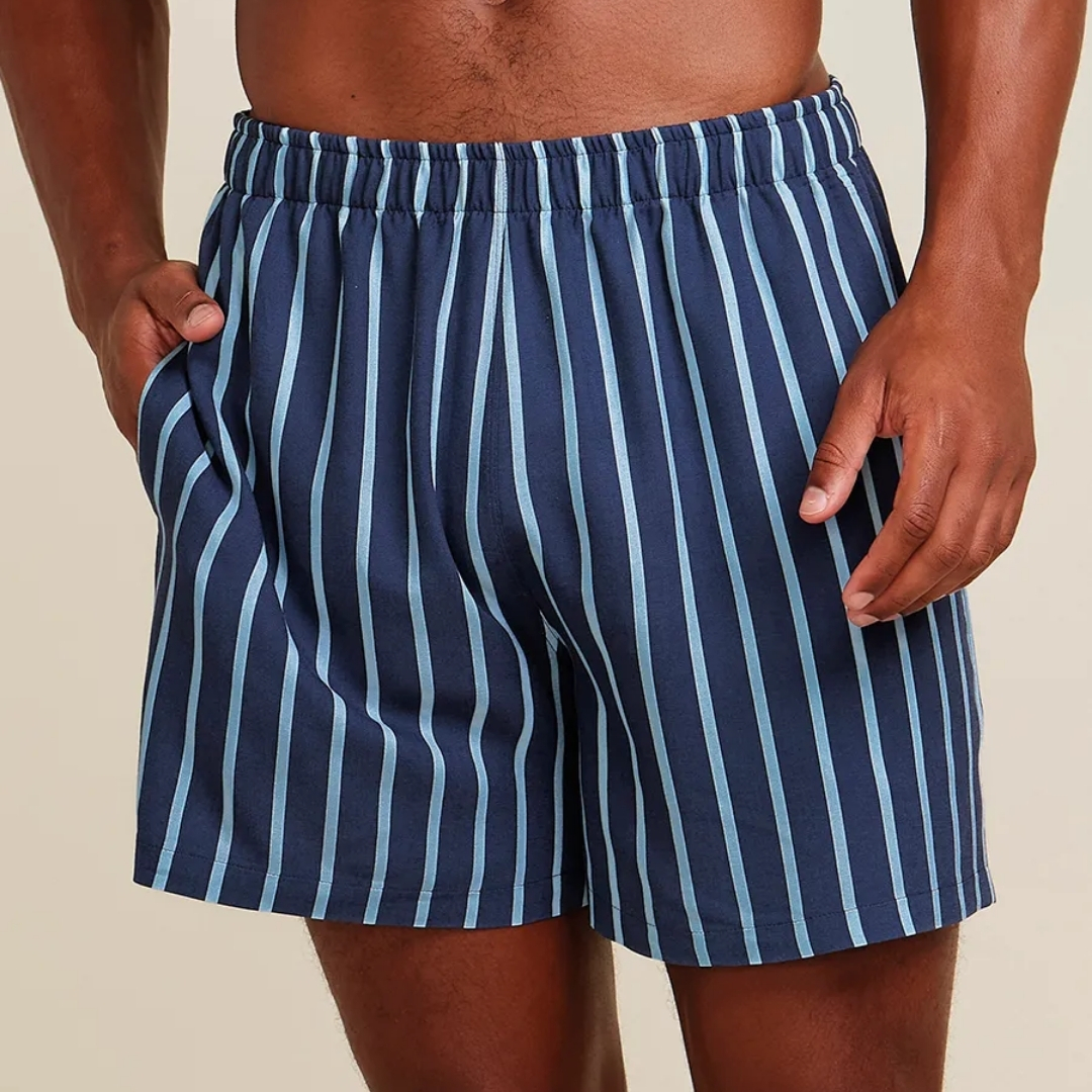 SHORT MASCULINO EM VISCOSE ESTAMPADA