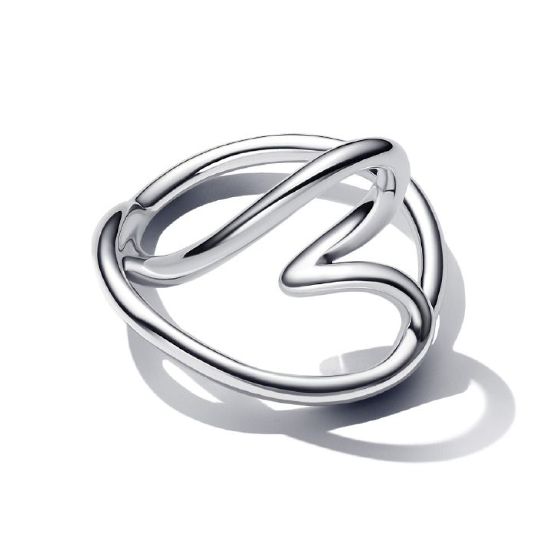 Heart sterling silver ring