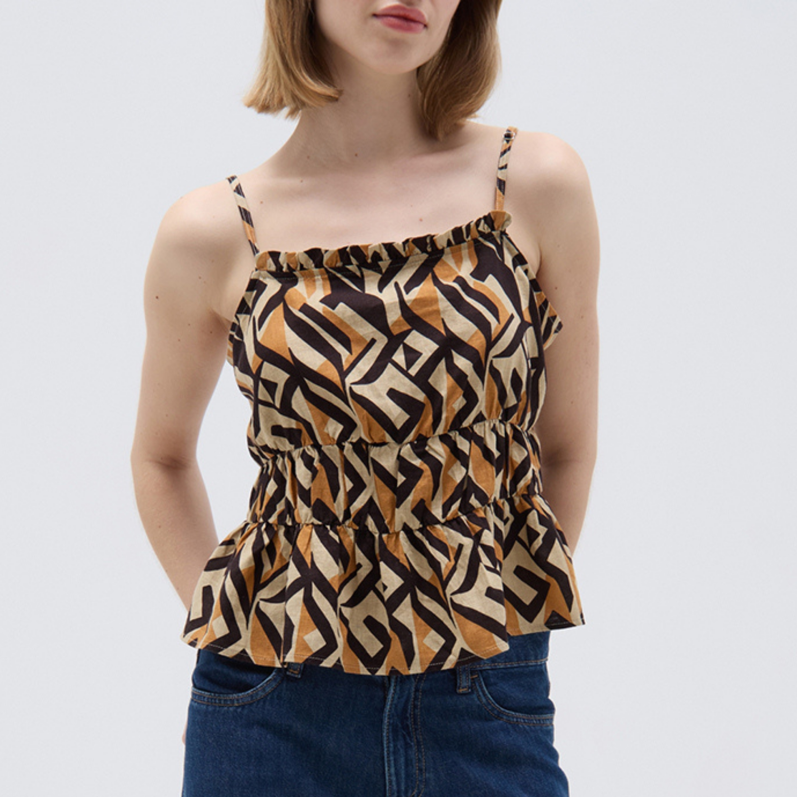 W'S SHIRTS W/O SLEEVES-SHORTSL