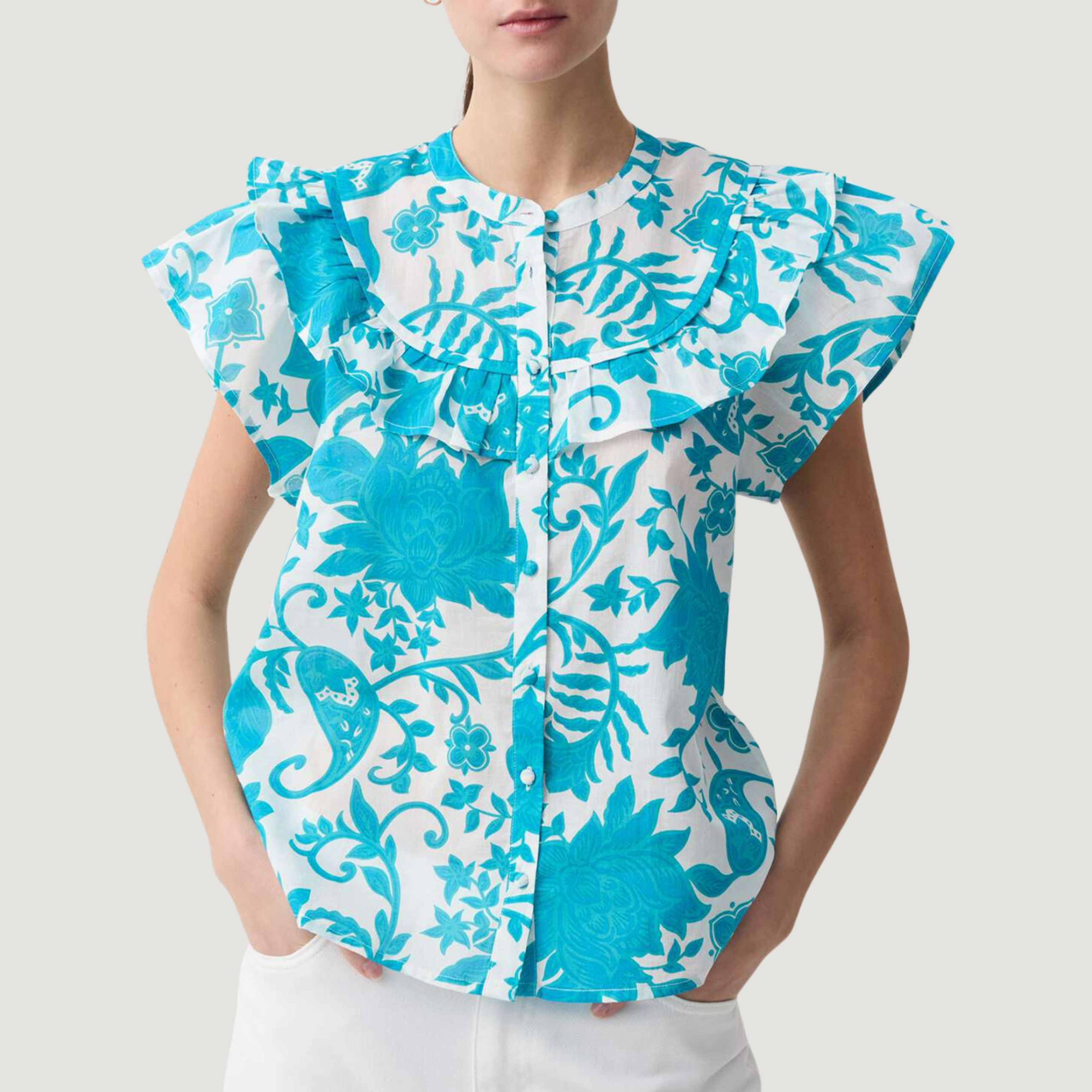 W'S SHIRTS W/O SLEEVES-SHORTSL