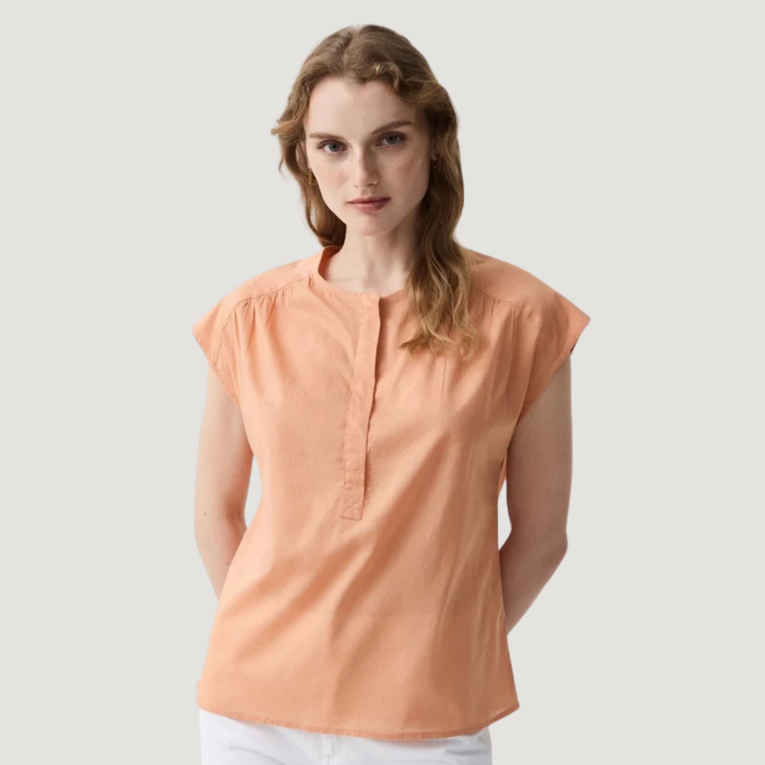 W'S SHIRTS W/O SLEEVES-SHORTSL