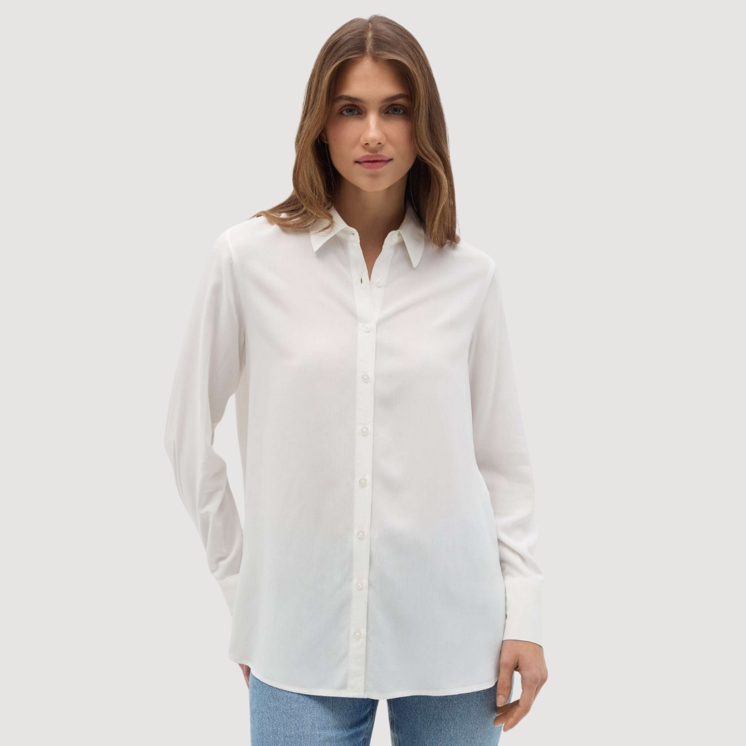 WOMEN'S LONG SLEEVES' SHIRTS-OFF WHITE