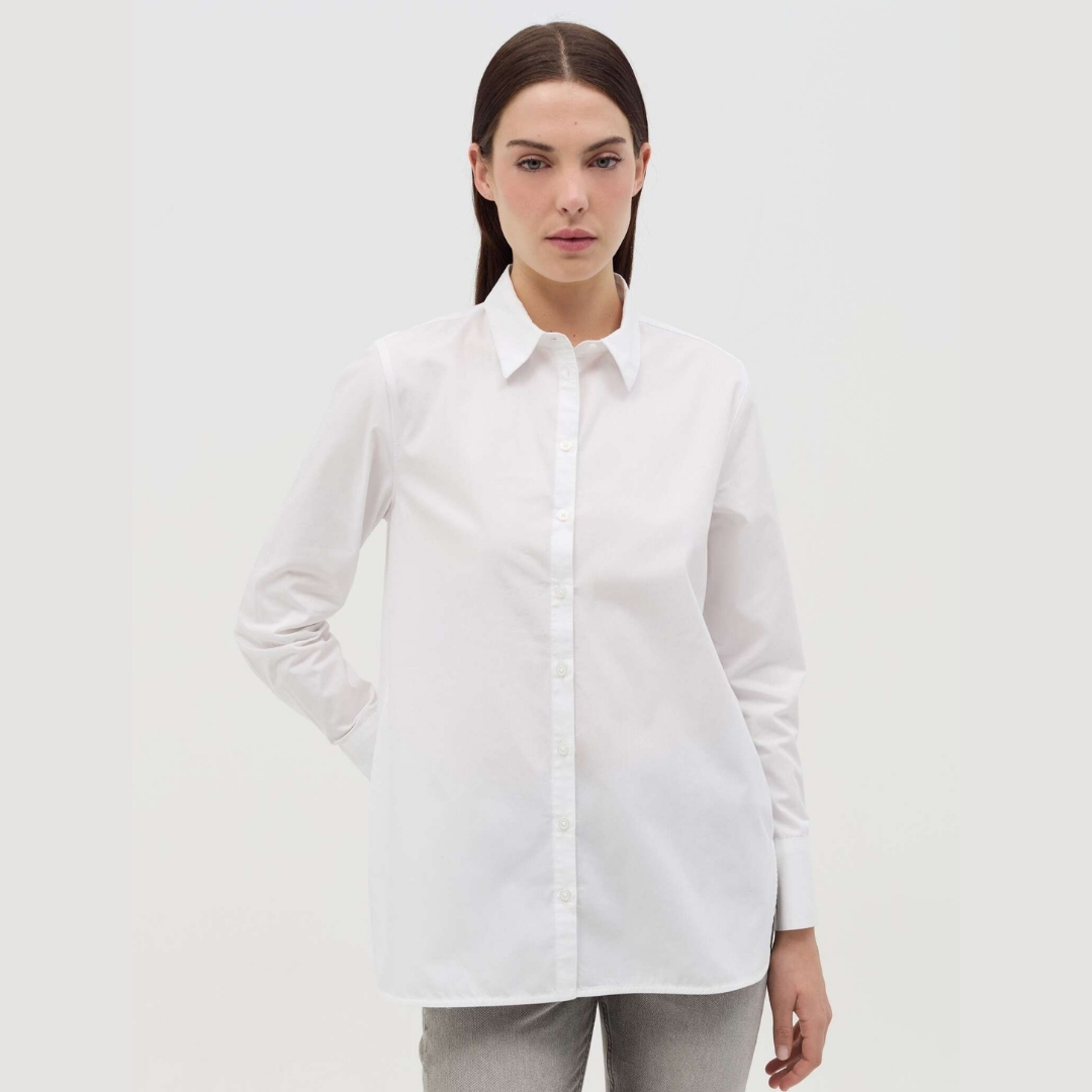 WOMEN'S LONG SLEEVES' SHIRTS-OFF WHITE