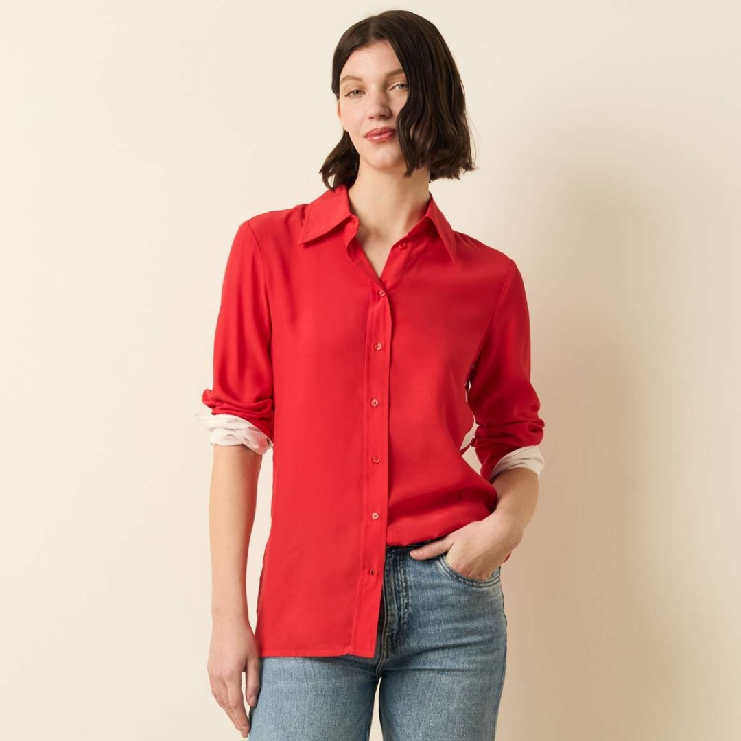 WOMEN'S LONG SLEEVES' SHIRTS-GOJI BERRY