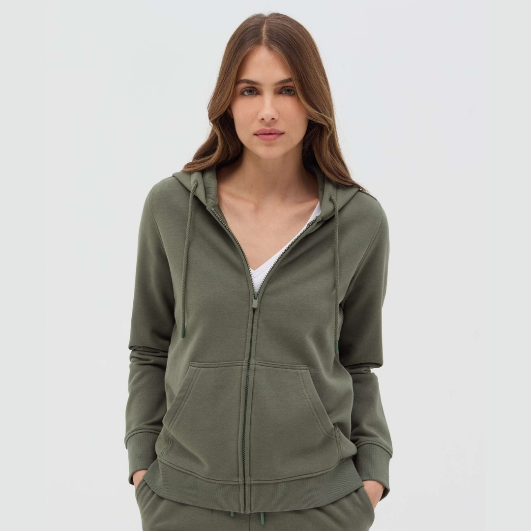 WOMEN'S SWEATSHIRT-FOUR LEAF CLOVER