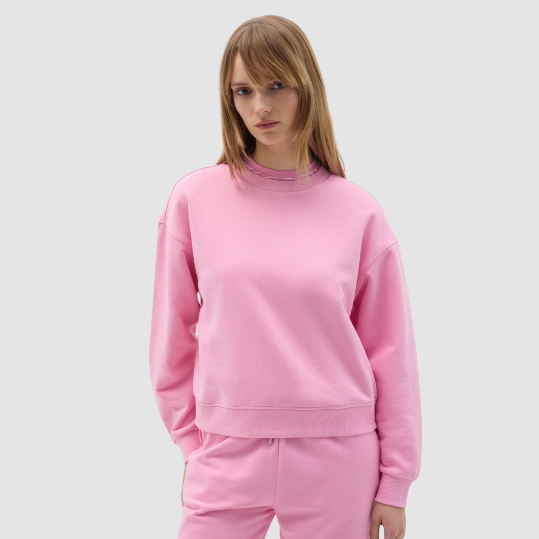 WOMEN'S SWEATSHIRT-CANDY PINK