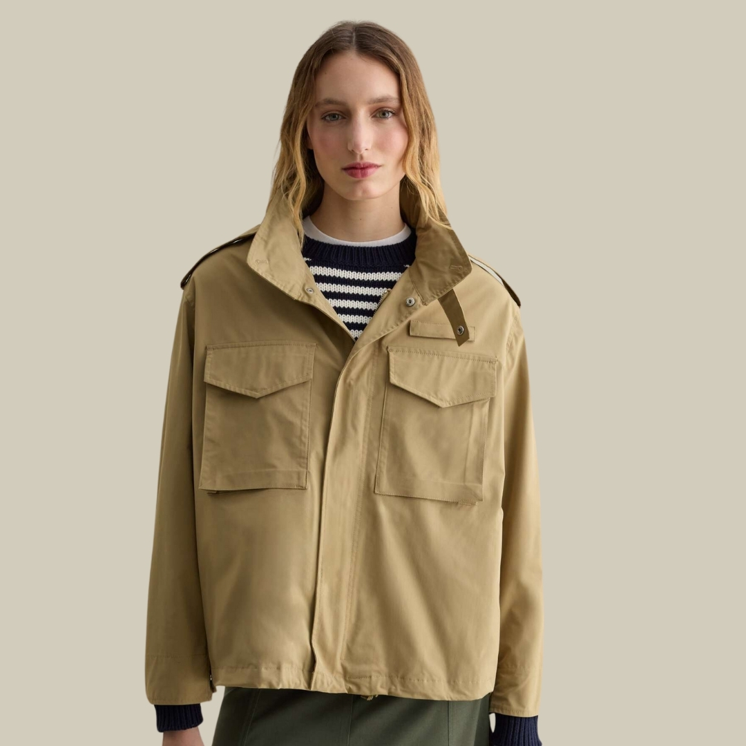 WOMEN'S SHORT JACKETS -BEIGE