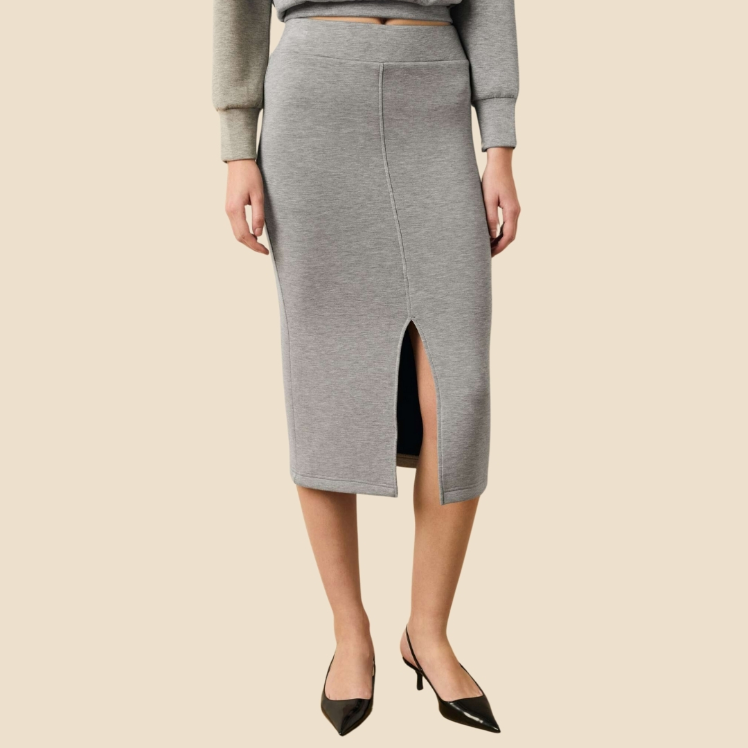 WOMEN'S SWEATER -GREY MELANGE