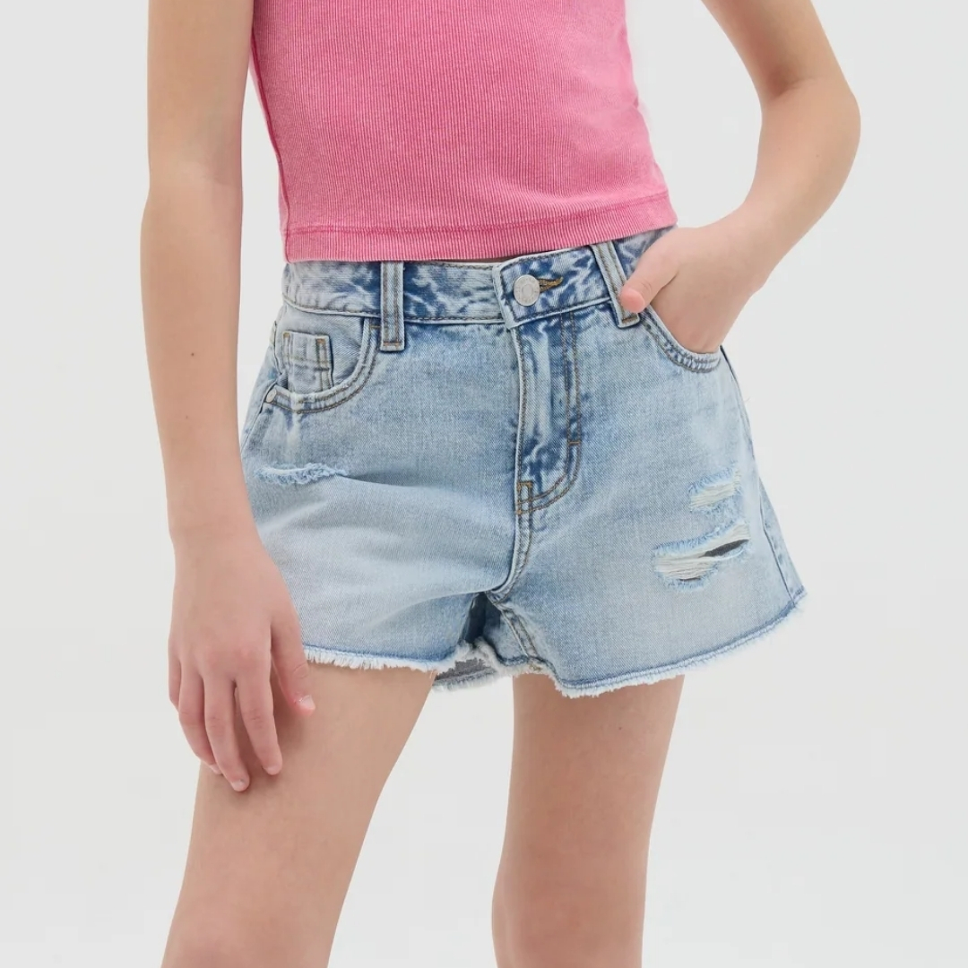 GIRLS' LONG/SHORT TROUSERS 10-11