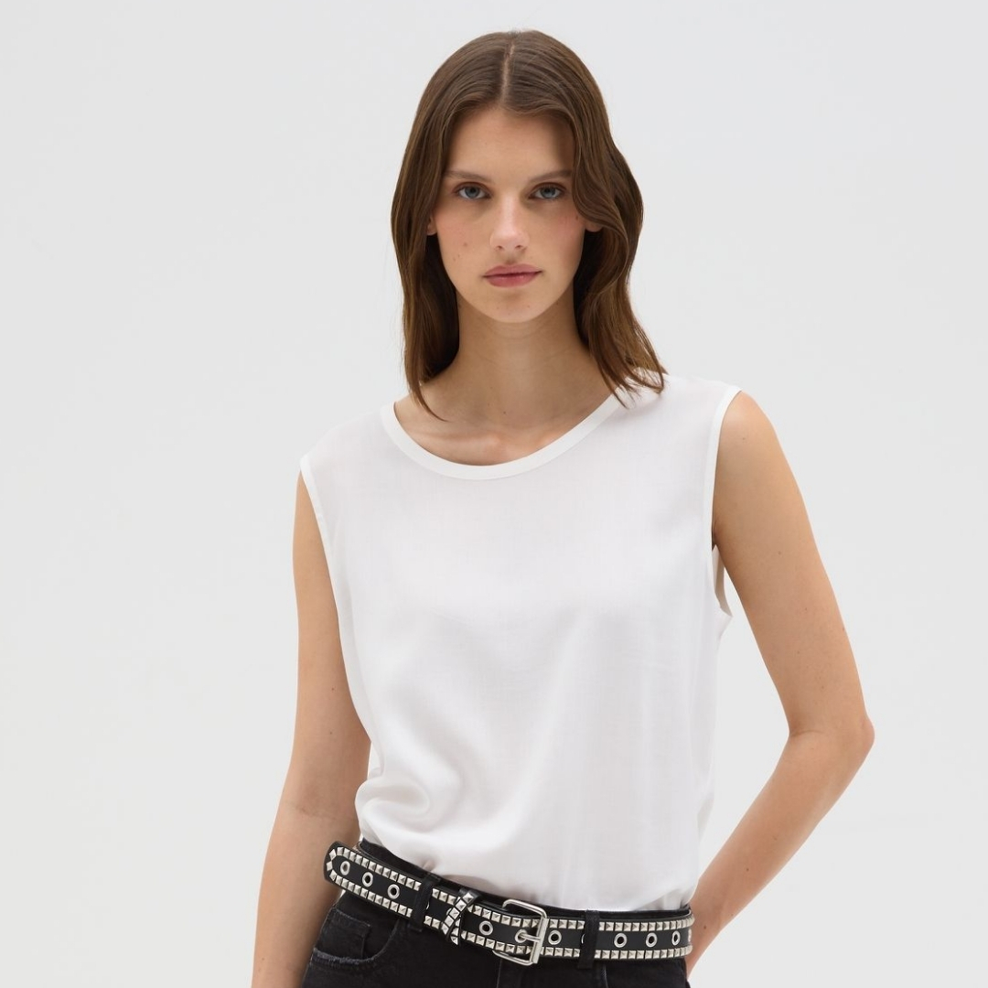 W'S SHIRTS W/O SLEEVES-SHORTSL XS