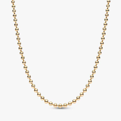 14k gold-plated ball chain