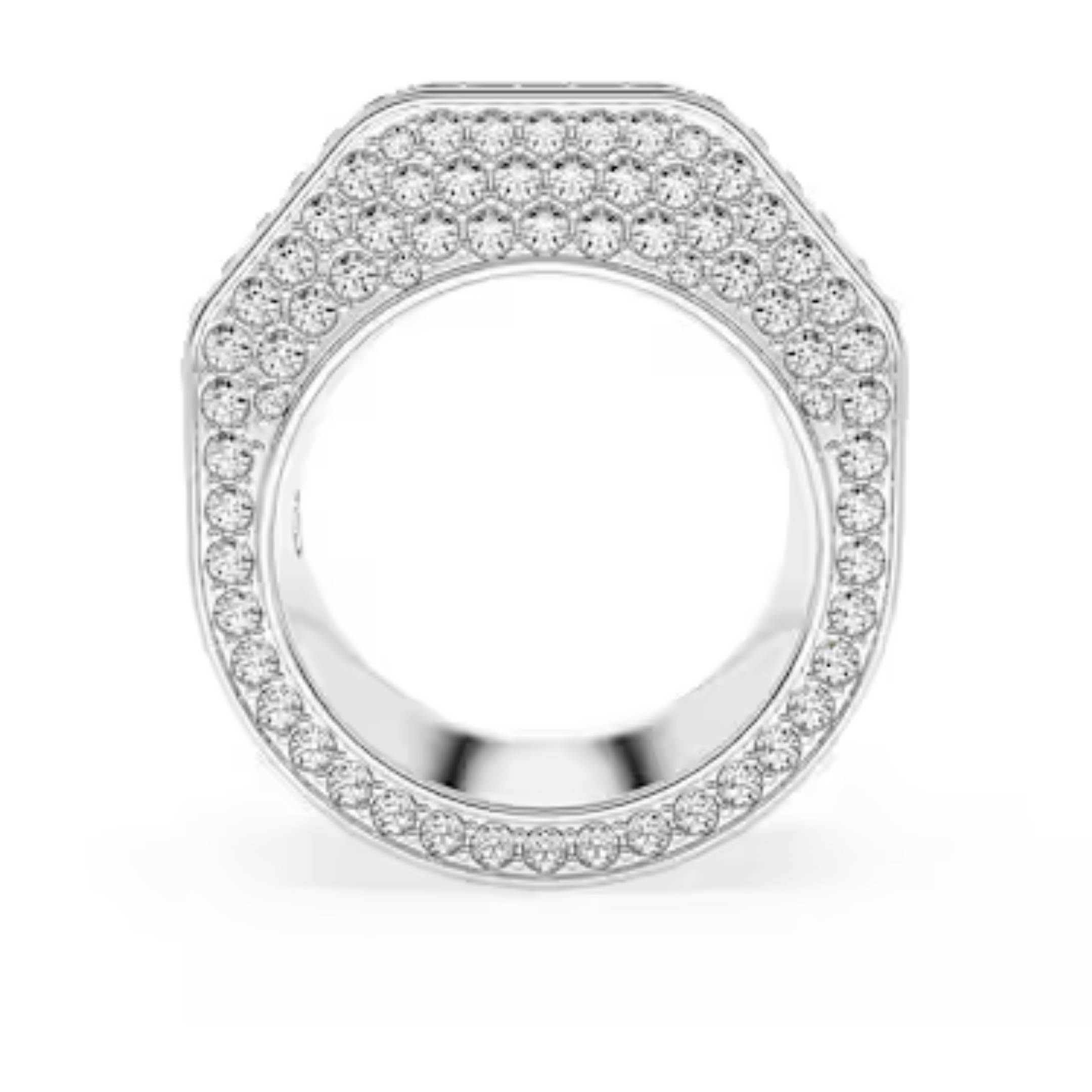 Dextera:Ring Oct Full Pave Cre/Rhs