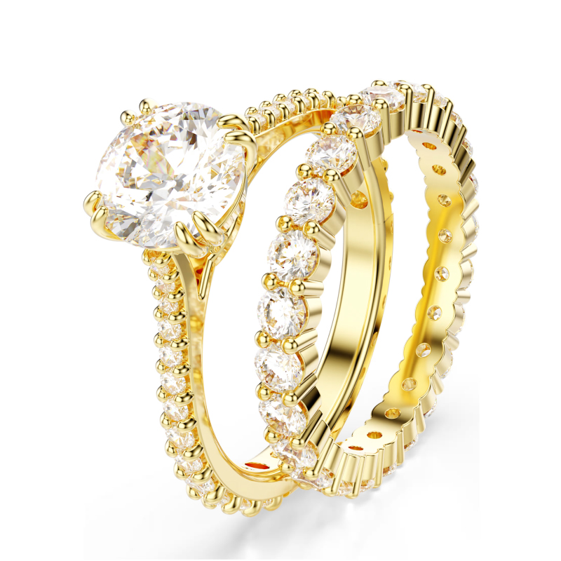 STILLA:RING DOUBLE WHI/GOS