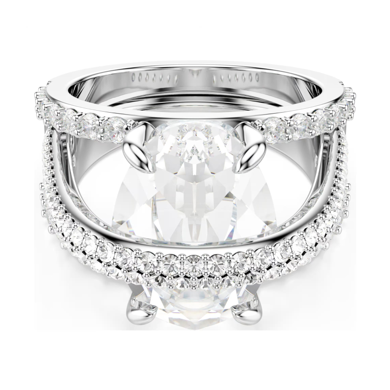 HYPERBOLA:RING 3 ROWS WHITE/RHS