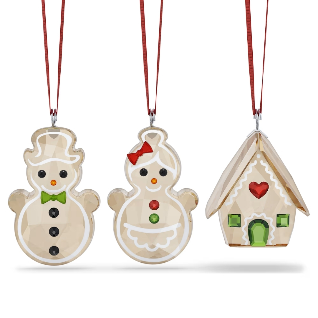 HOLIDAY CHEERS:ORNAMENT SET GINGERBREAD