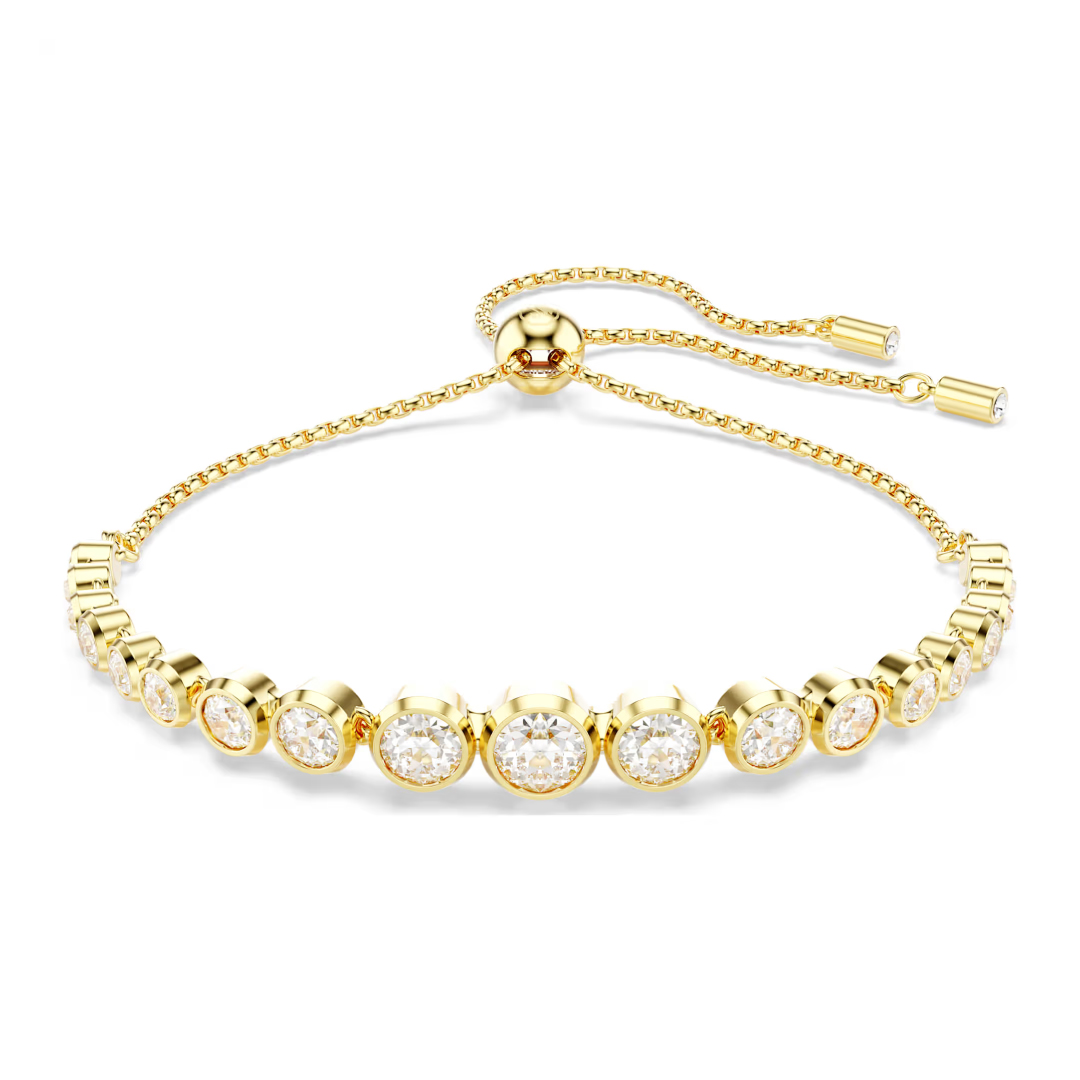 IMBER:BRACELET ROUND CRY/GOS M