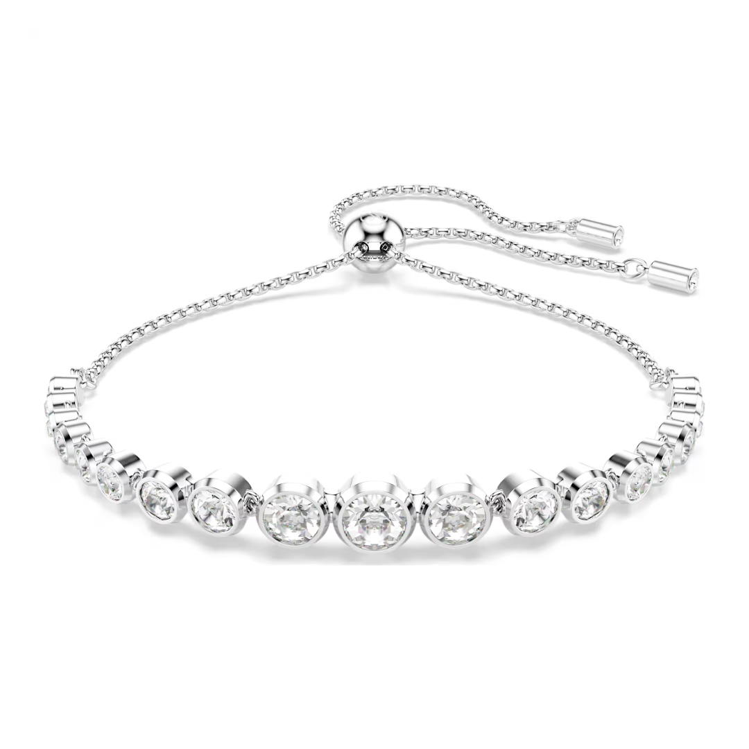 IMBER:BRACELET ROUND CRY/RHS M