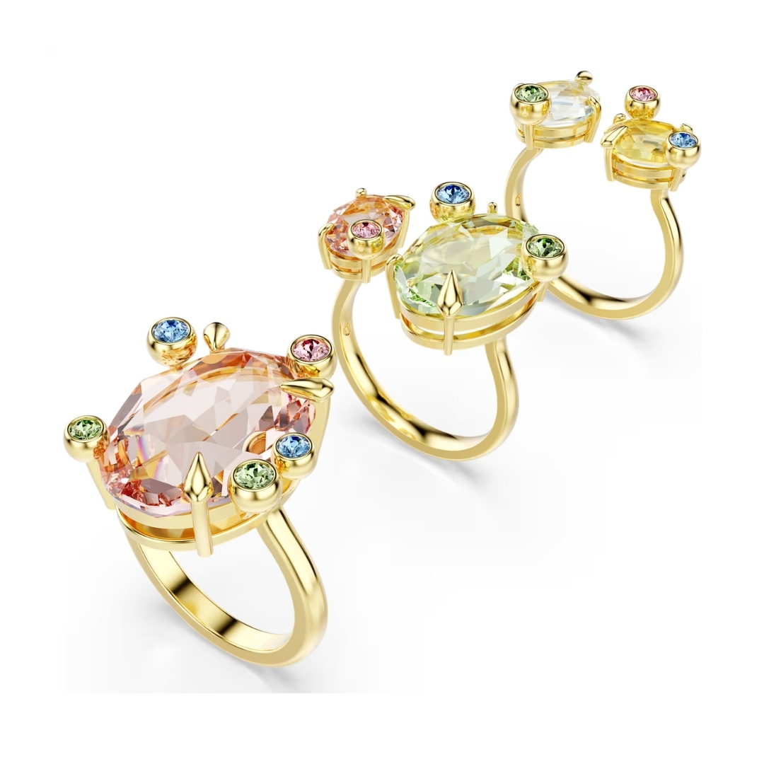 GEMA:RING SET OF 3 MUL/GOS