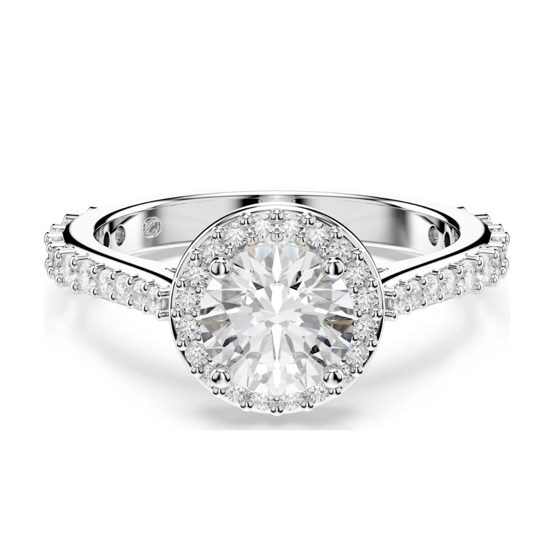 RE UNA:RING RND ANGELIC WHITE/RHS