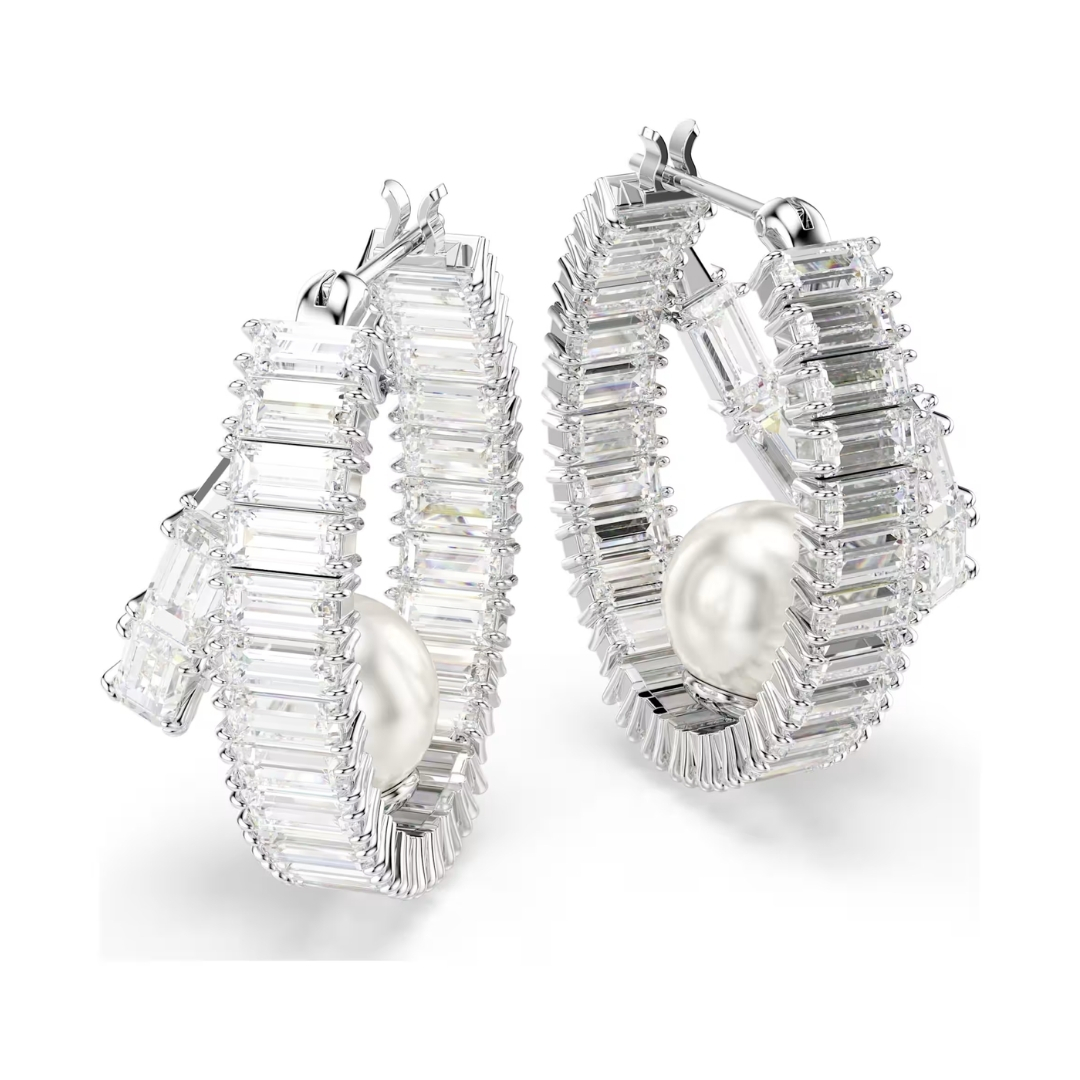 SS25 CAPSULE:PE PRL HOOP WHI/RHS