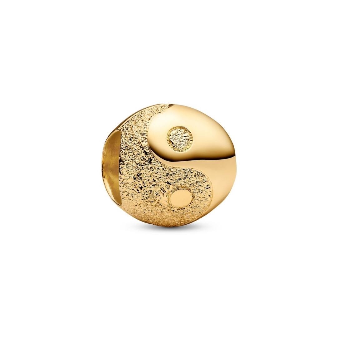 Yin yang 14k gold-plated mini charm