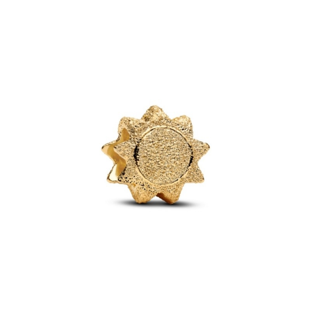 Sun 14k gold-plated mini charm