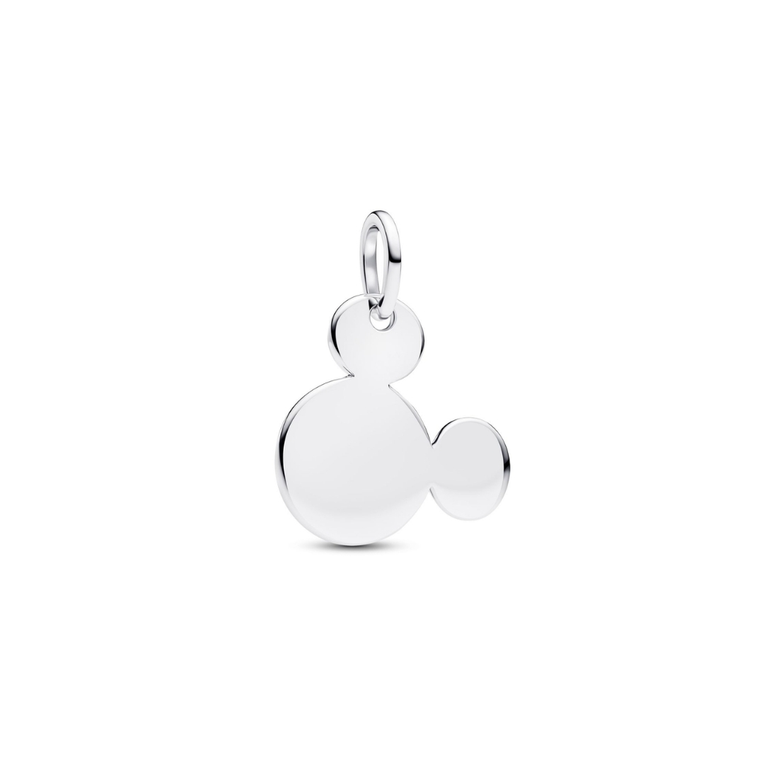 Disney engravable Mickey Mouse sterling silver dangle