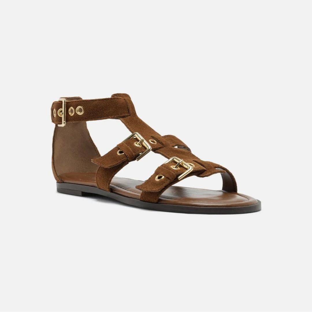 SANDALIA DE TACÓN PLANO