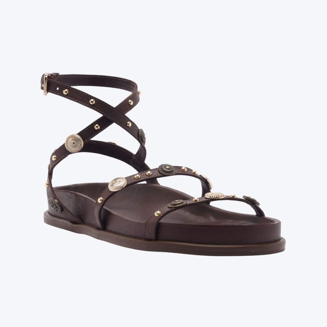 SANDALIA DE TACÓN PLANO