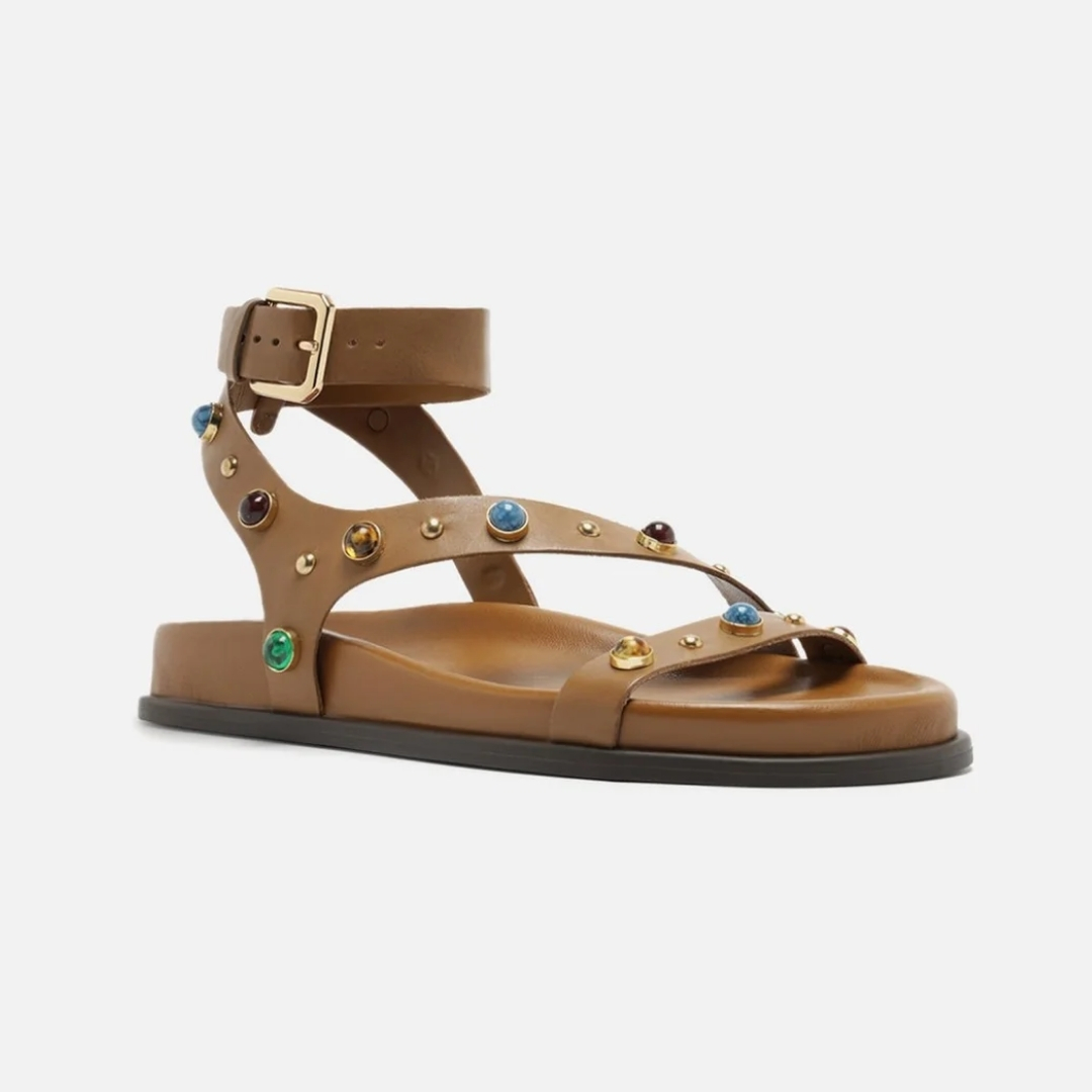 SANDALIA DE TACÓN PLANO