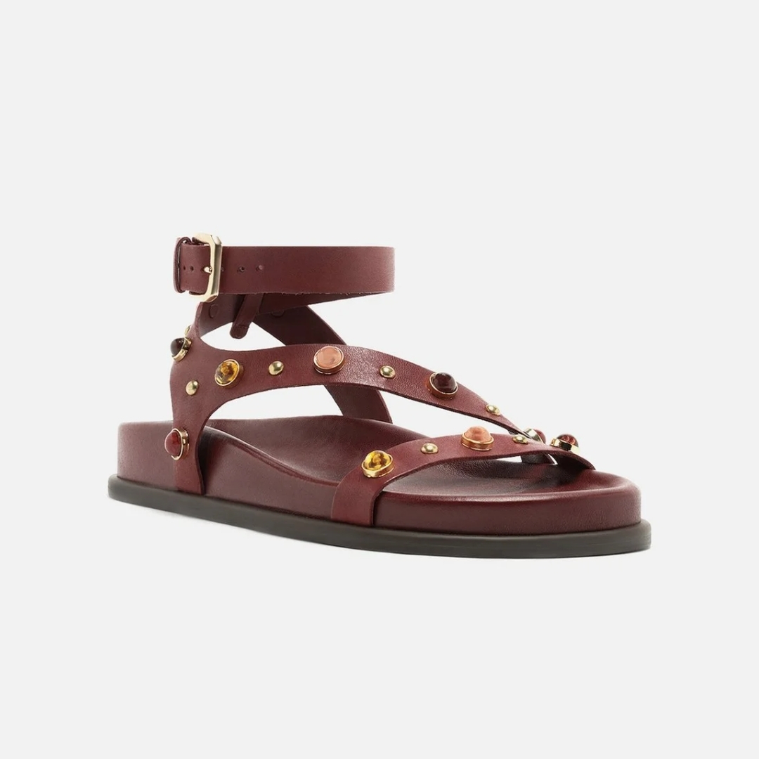 SANDALIA DE TACÓN PLANO