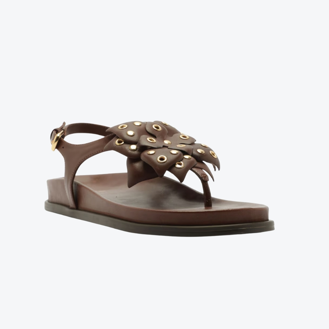 SANDALIA DE TACÓN PLANO