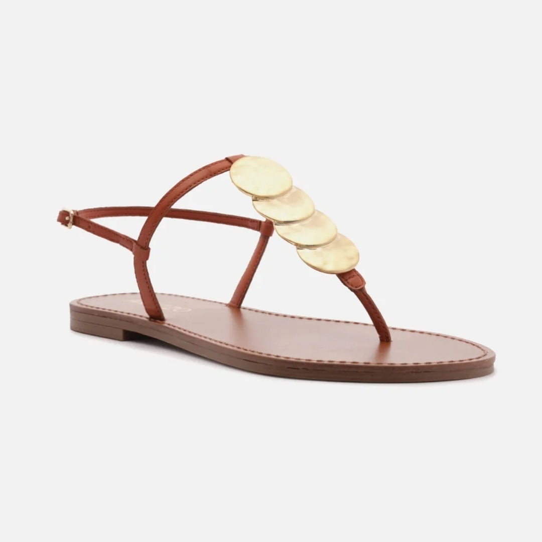 SANDALIA DE TACÓN PLANO