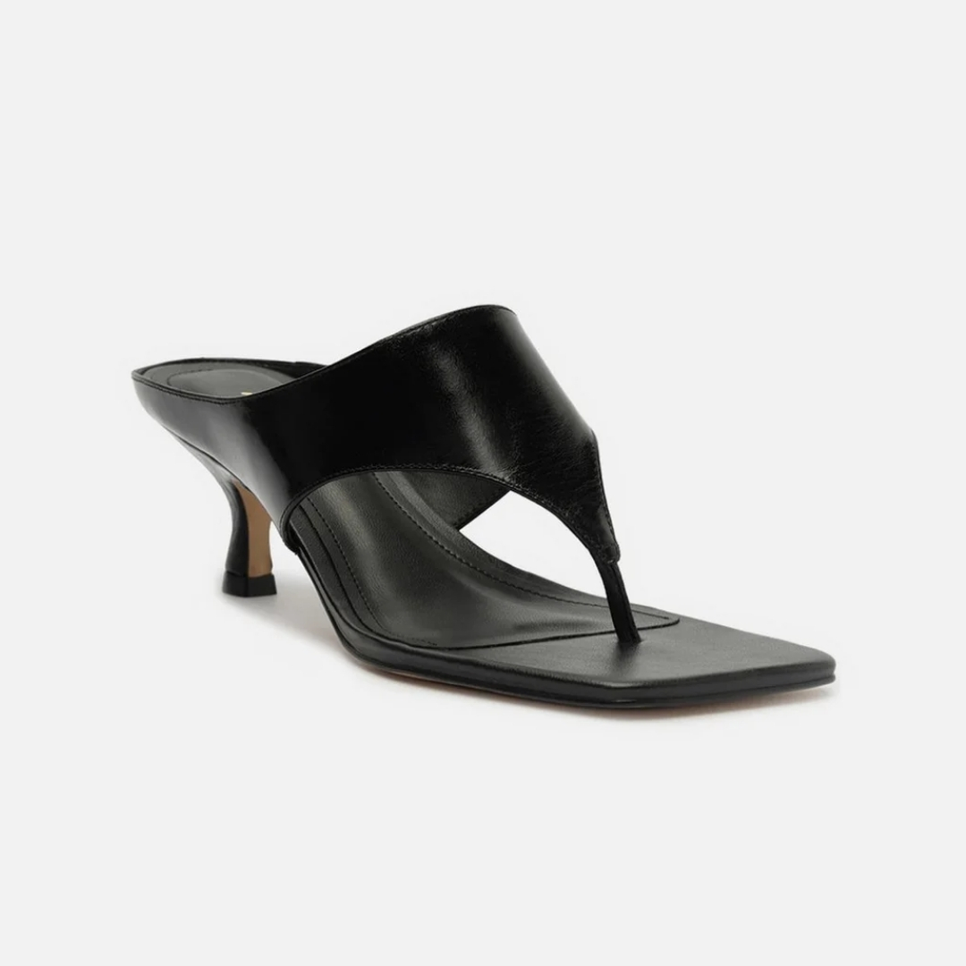 SANDALIA DE TACÓN BAJO