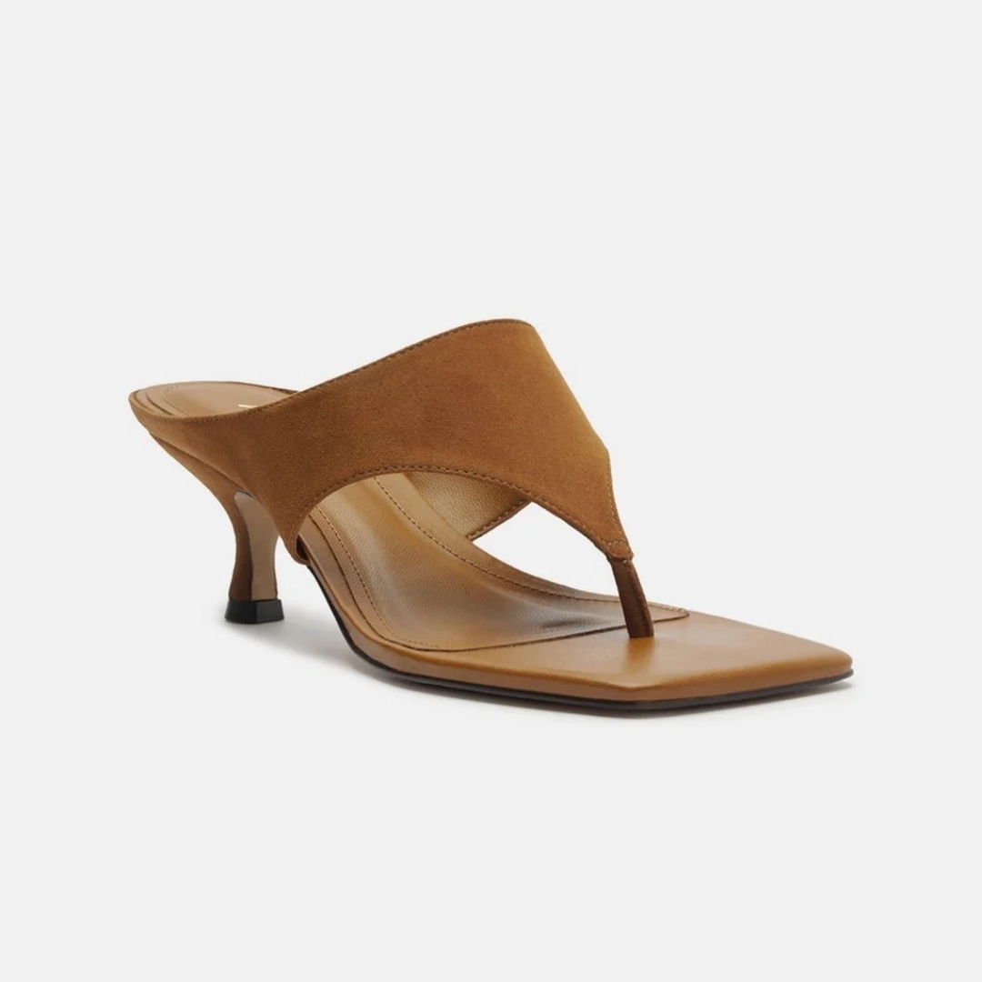 SANDALIA DE TACÓN BAJO