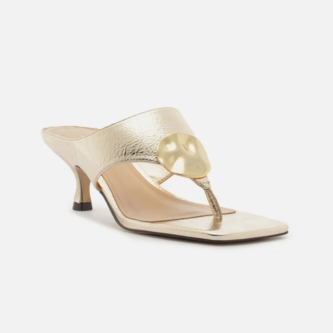 SANDALIA DE TACÓN BAJO