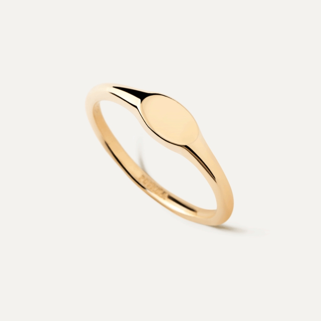 AN Oval mini stamp ring 16