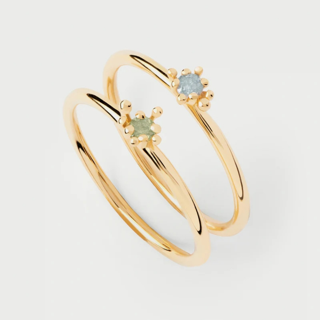 AN Les fleurs ring set 12