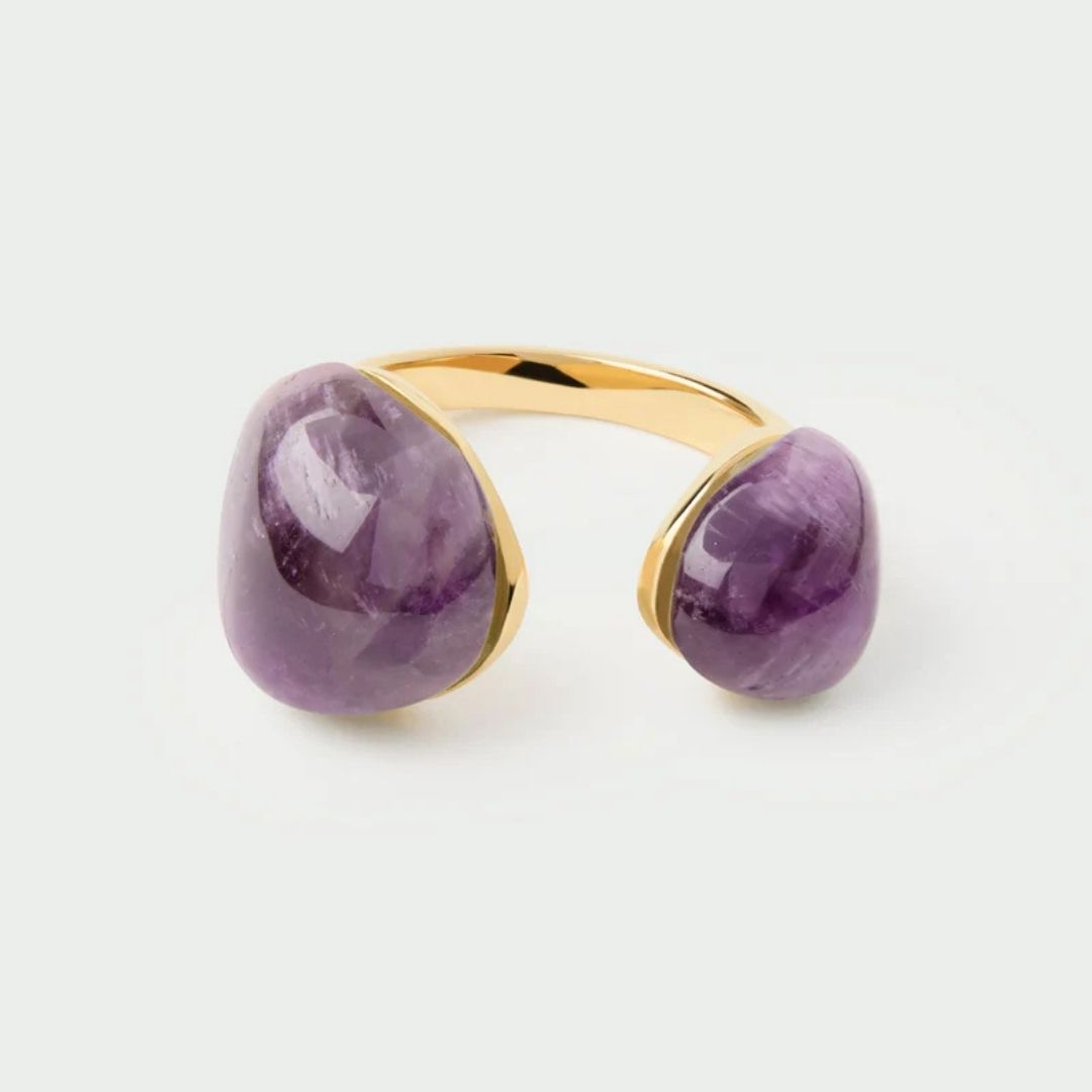 Amethyst Gravity ring
