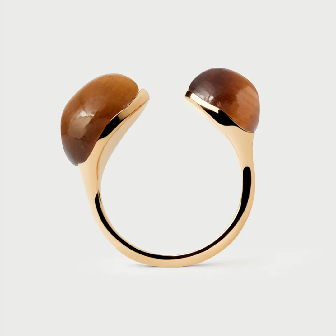 Tiger Eye Gravity Ring