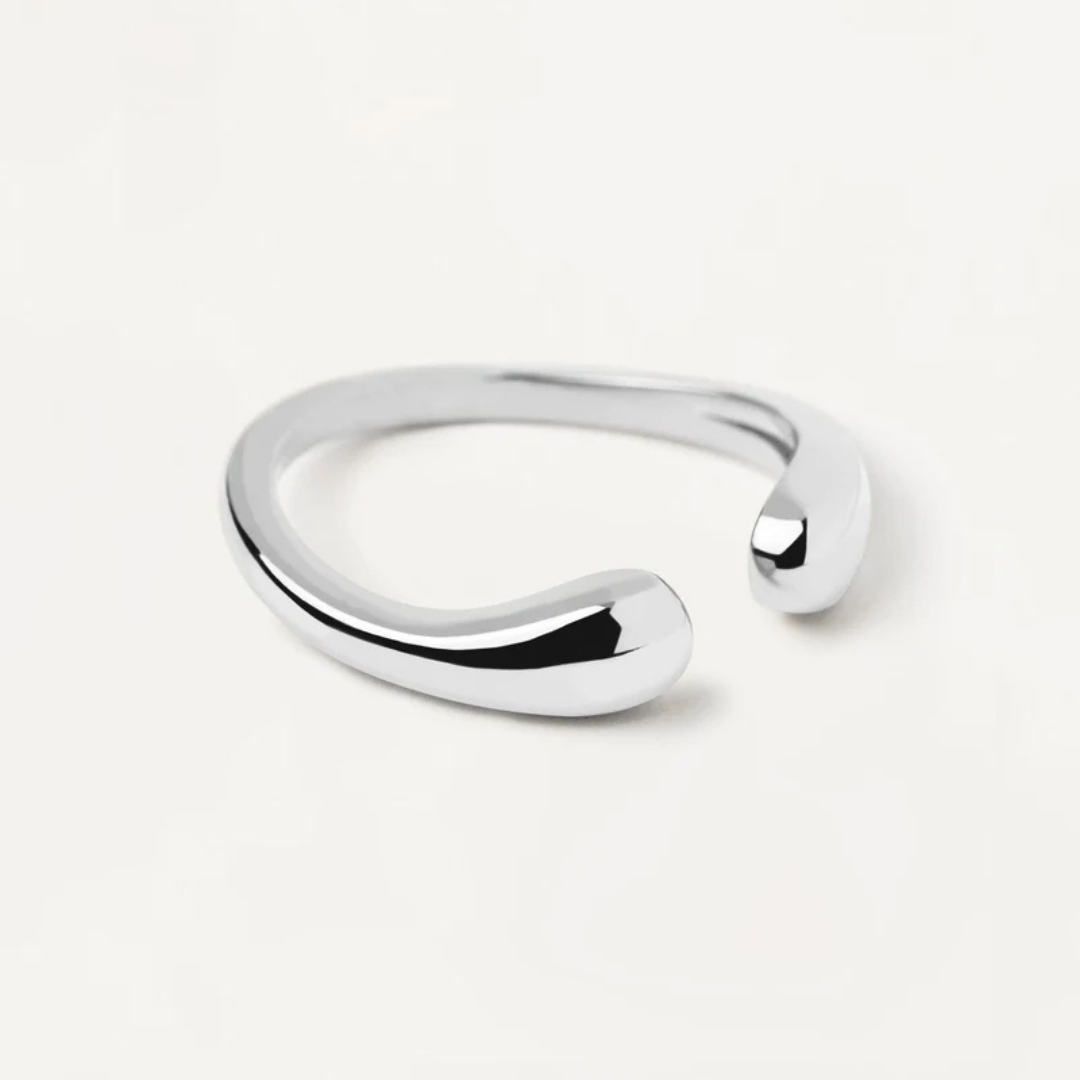 AN Crush Silver Ring 10