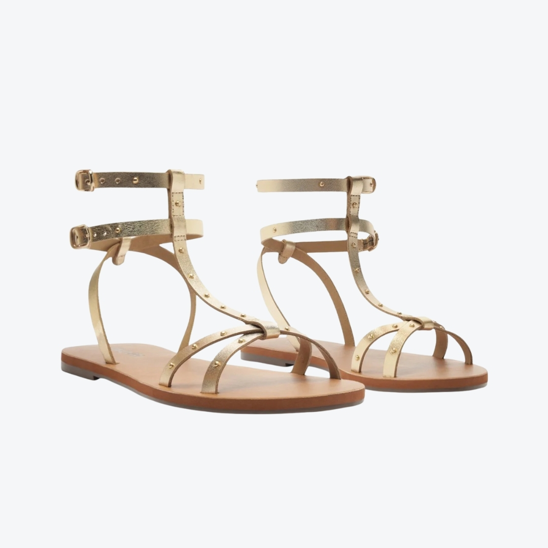 SANDALIA DE TACÓN PLANO