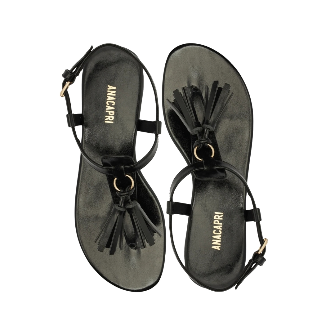 SANDALIA DE TACÓN PLANO