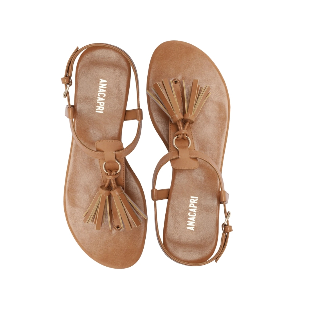 SANDALIA DE TACÓN PLANO