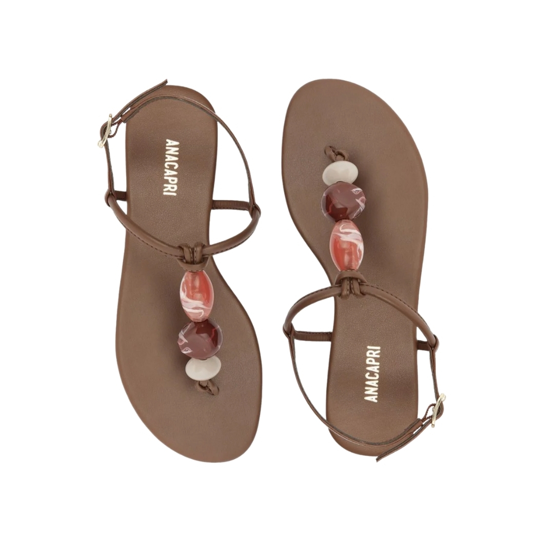 SANDALIA DE TACÓN PLANO