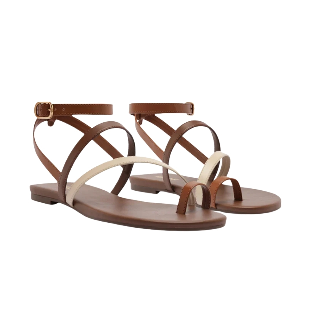 SANDALIA DE TACÓN PLANO