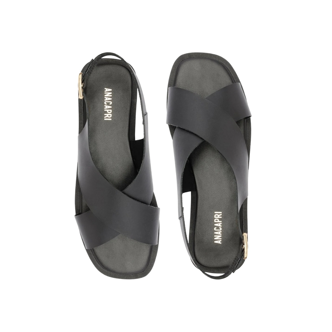 SANDALIA DE TACÓN PLANO