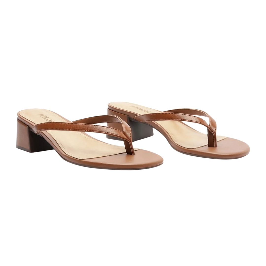 SANDALIA DE TACÓN BAJO